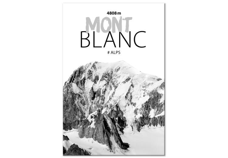 Quadro em tela Mont Blanc (1 Part) Vertical