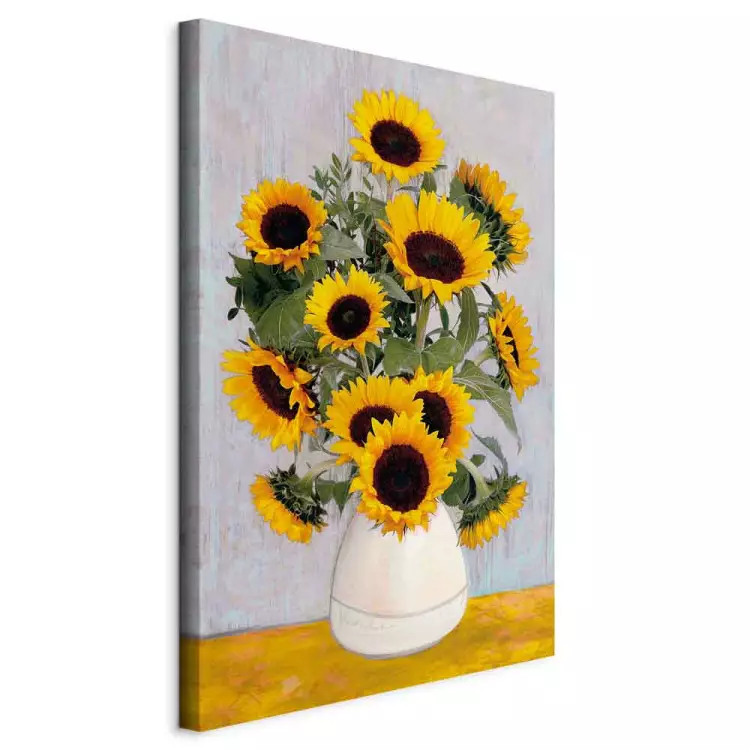 Girassóis de Van Gogh (1 peça) vertical