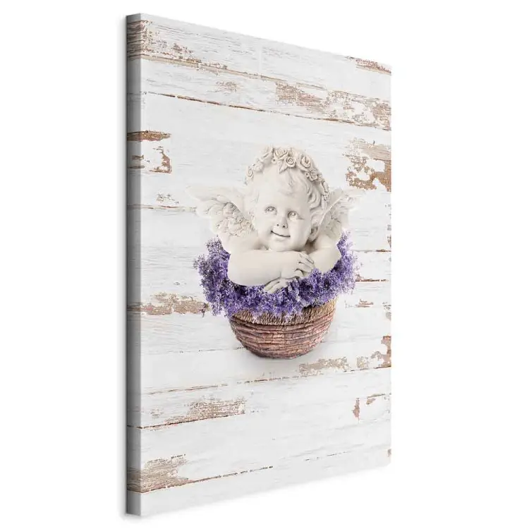 Sonho Lavanda vertical - anjo em motivo vintage