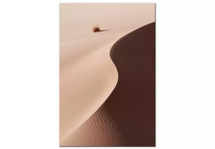 Serpentino (1-parte) vertical - paisagem de areia no deserto árabe