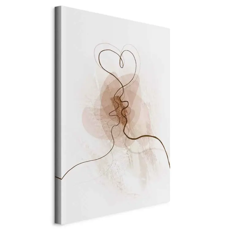 Desejo Compartilhado Vertical - arte linear com uma vibe boho
