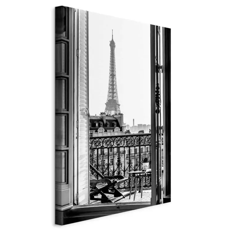 Vista da Varanda (1 peça) Vertical - arquitetura da cidade de Paris