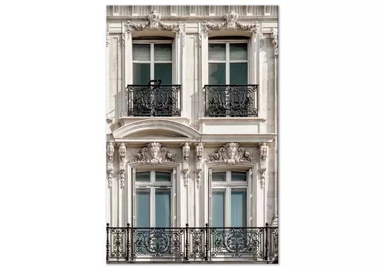 Janelas numa casa - foto da arquitectura da capital francesa