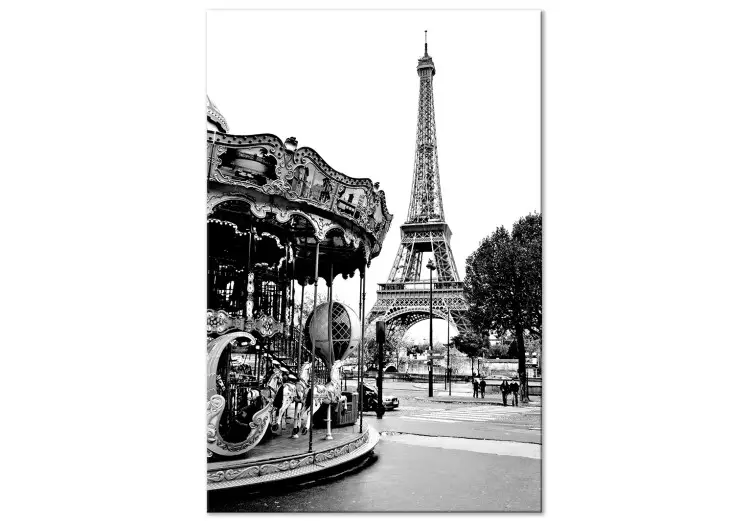 Carrossel na Torre Eiffel - galeria de fotos da arquitectura de Paris