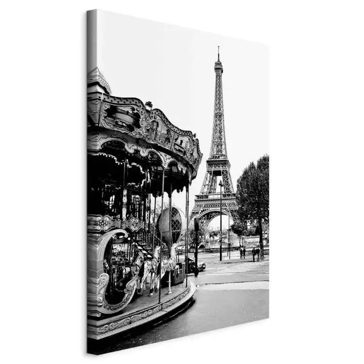 Carrossel na Torre Eiffel - galeria de fotos da arquitectura de Paris