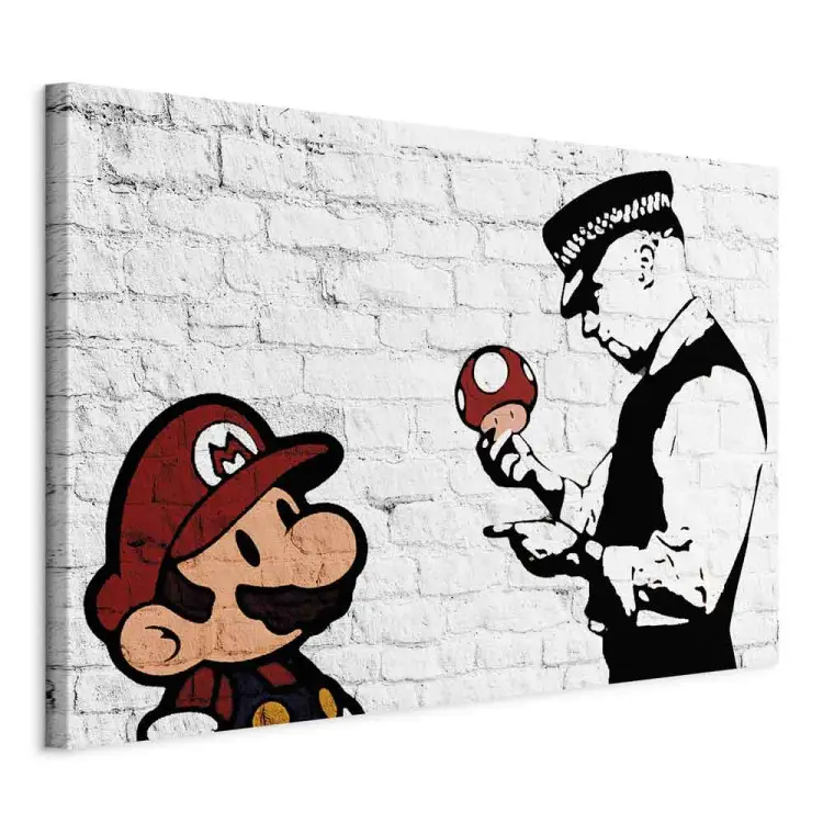 Banksy em tijolo