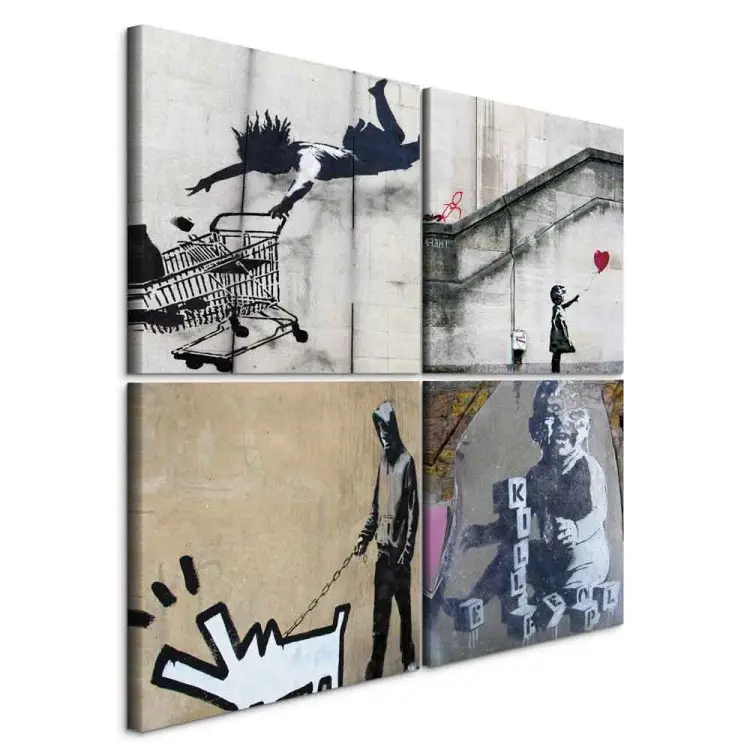 Banksy - quatro ideias criativas