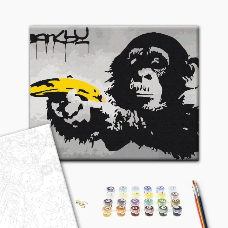 Macaco (Banksy Street Art Graffiti)