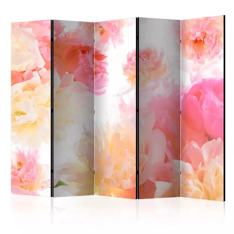Peônias Pastel II (5 peças) - composição com um buquê de flores