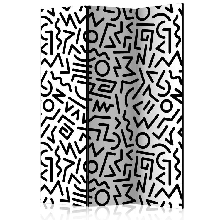 Biombo Black and White Maze [Room Dividers]