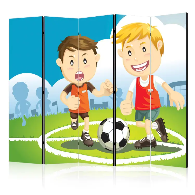 Campo de Futebol II - figuras esportivas jogando futebol no campo