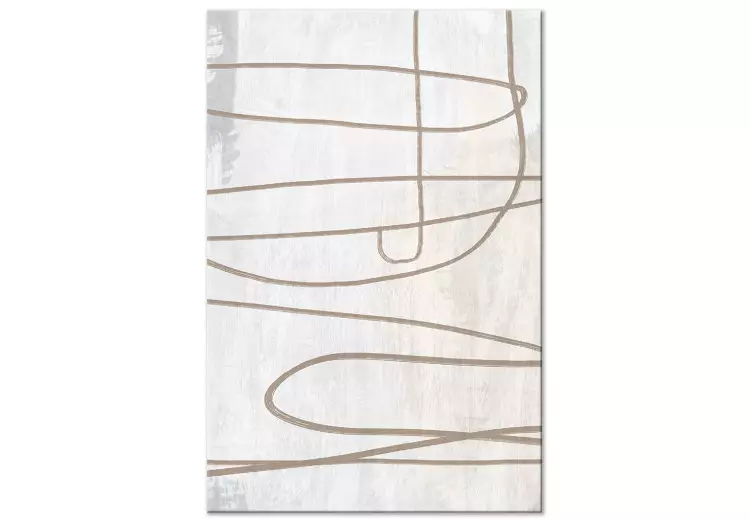 Pincelada (1 peça) Vertical - abstração em estilo scandi boho