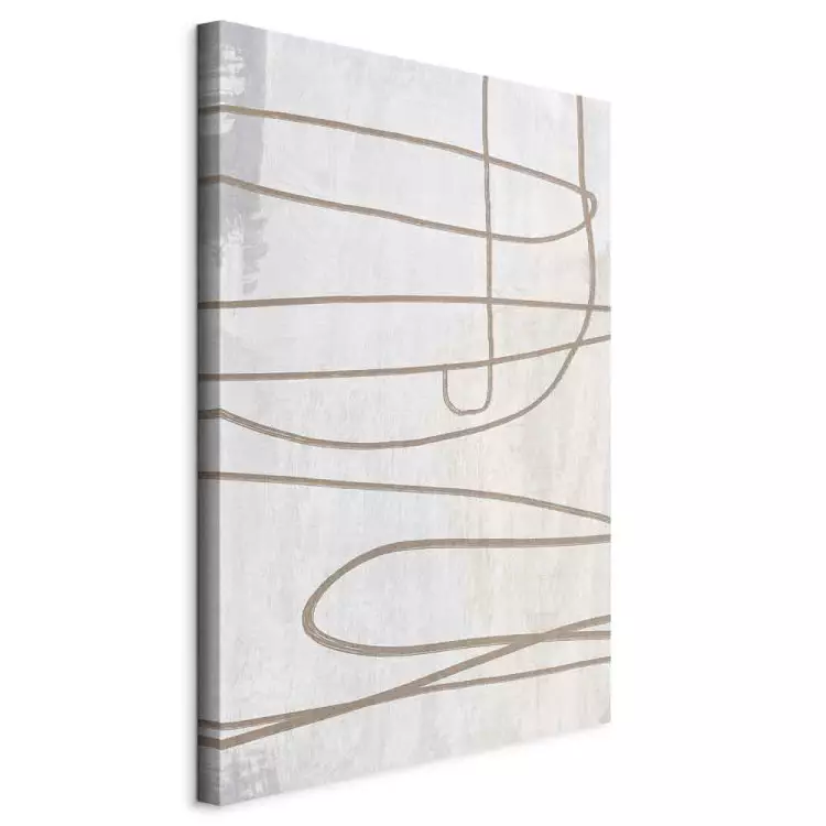Pincelada (1 peça) Vertical - abstração em estilo scandi boho