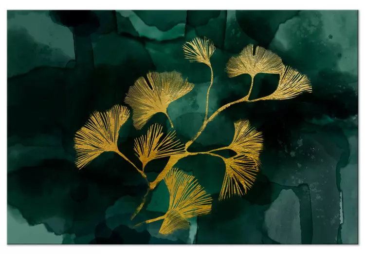 Ginkgo Dourado (1 peça) Largo - paisagem de planta em estilo glamour