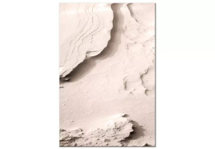 Superfície de areia - paisagem marítima em sépia