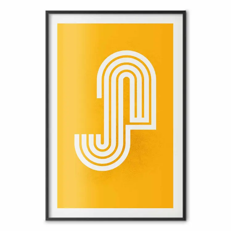 Meandros Arco-Íris - padrão abstrato de listras brancas em um fundo amarelo claro