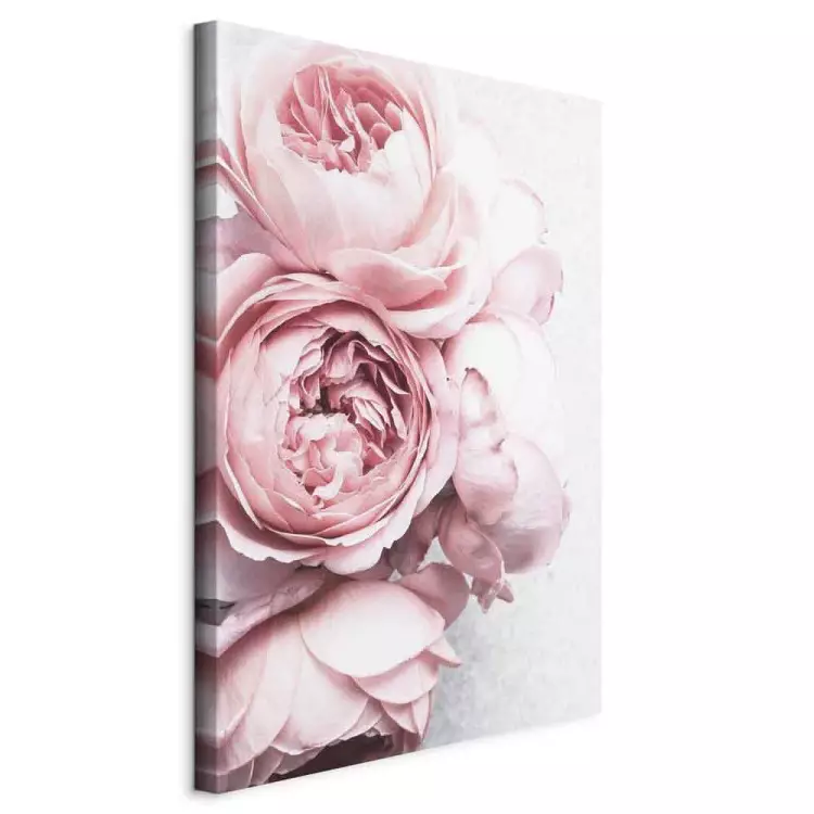 Cheiro de Rosa (1 peça) Vertical - flores cor-de-rosa em estilo boho