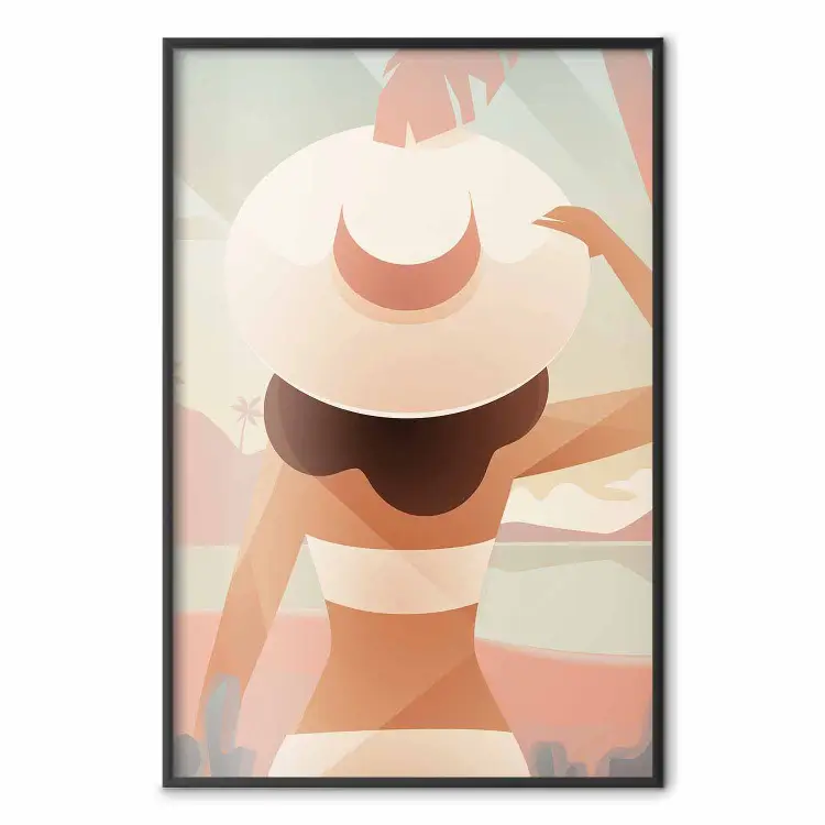 Direto ao Sol - composição quente com uma mulher no meio do verão