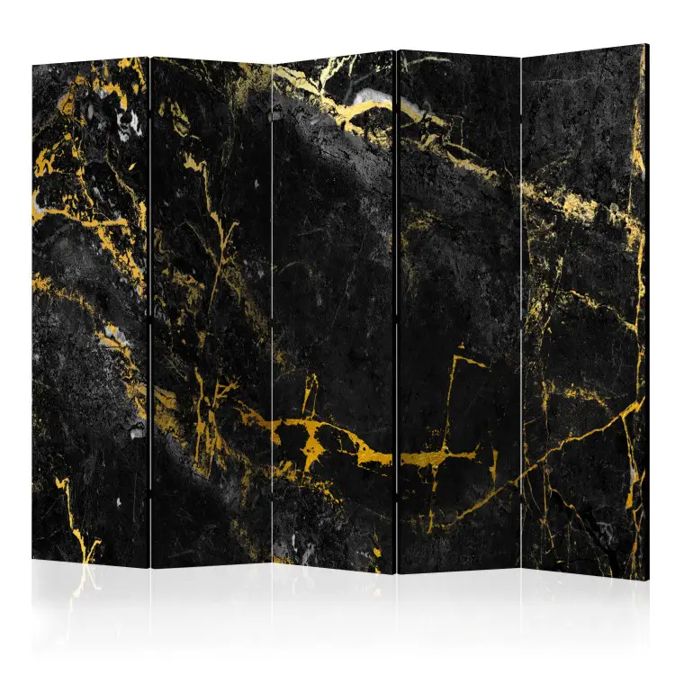 Elegância Negra II - Fundo com textura de mármore preto