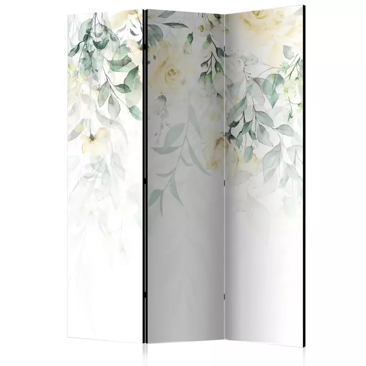 Cascata de Rosas - Segunda Variante (3 peças) - Flores amarelas entre plantas