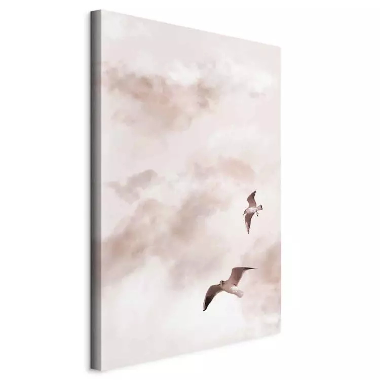 Amantes Celestiais (1 peça) Vertical - pássaros no céu