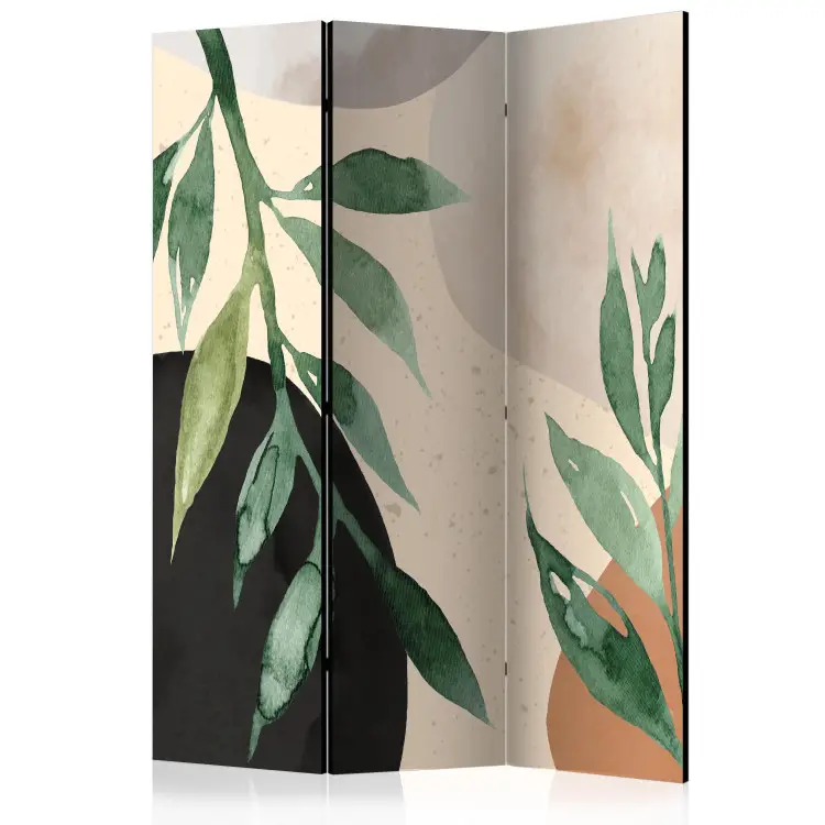 Harmonia da Natureza - Plantas verdes em estilo scandiboho