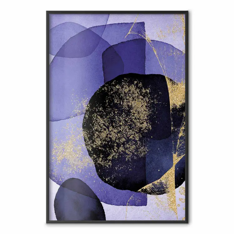 Caleidoscópio Roxo - composição abstrata de padrões coloridos