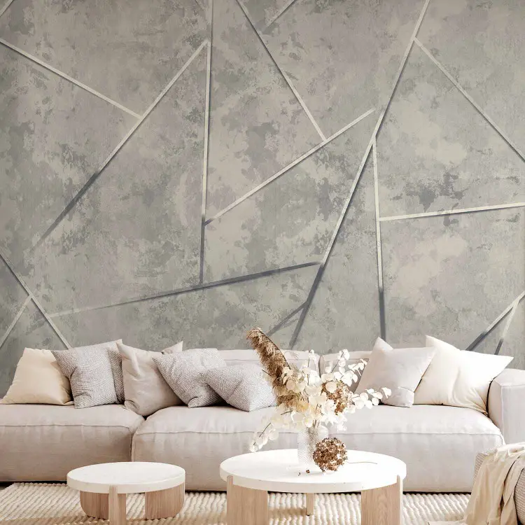 Geometria em cinzento - composição com um motivo abstracto