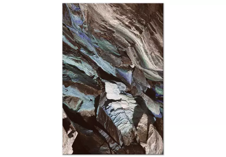 Rocha Majestosa (1 peça) Vertical - paisagem rochosa em marrom