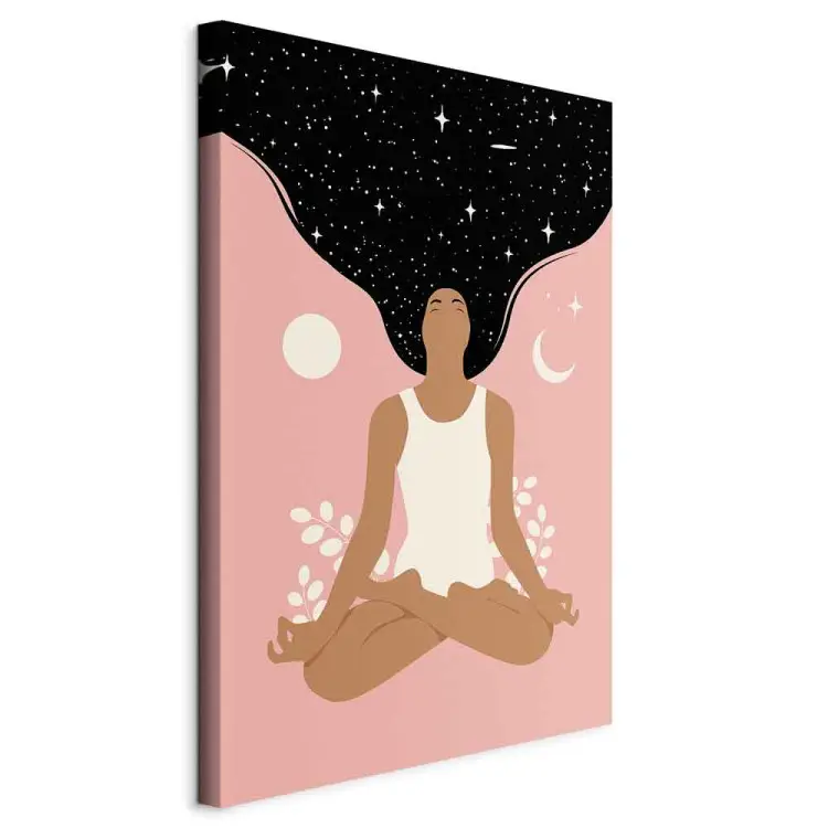 Yoga Matinal Vertical - figura feminina em espírito de amor próprio