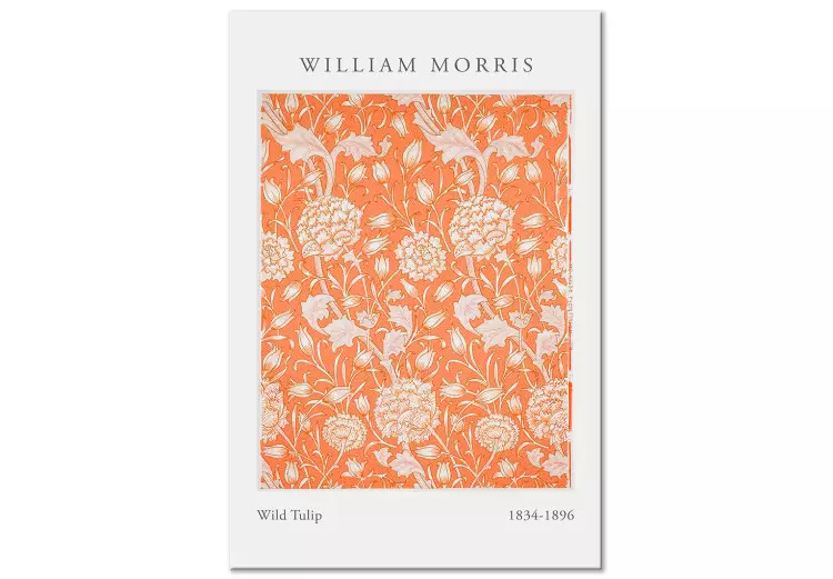 Tulipas de William Morris (1 peça) Vertical - composição floral