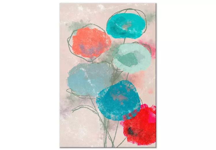 Ramalhete de Primavera (1 peça) Vertical - abstração com motivo floral