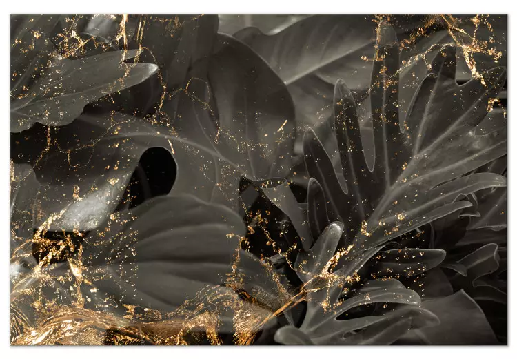 Chuva Dourada (1 peça) Largo - abstração elegante em estilo art déco
