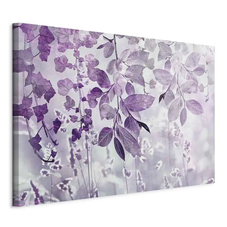 Jardim Roxo - paisagem em folhas de tonalidade violeta