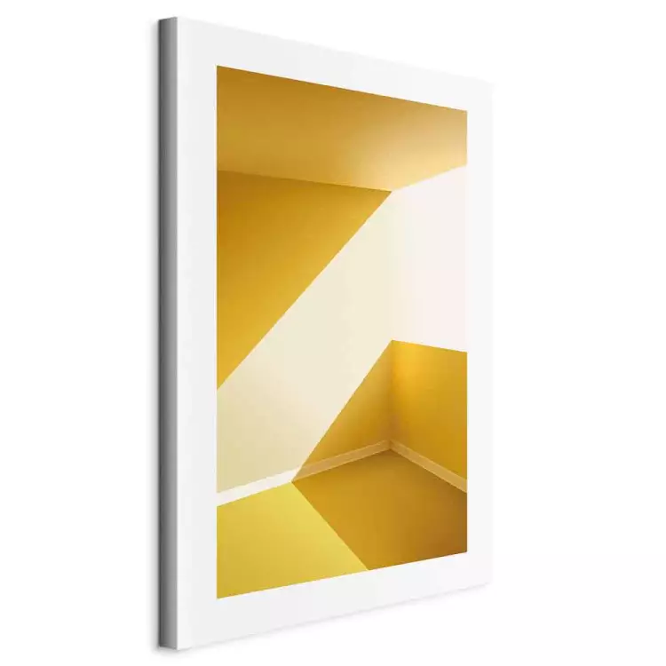 Arquitetura de Canário (1 peça) - quarto abstrato amarelo no verão