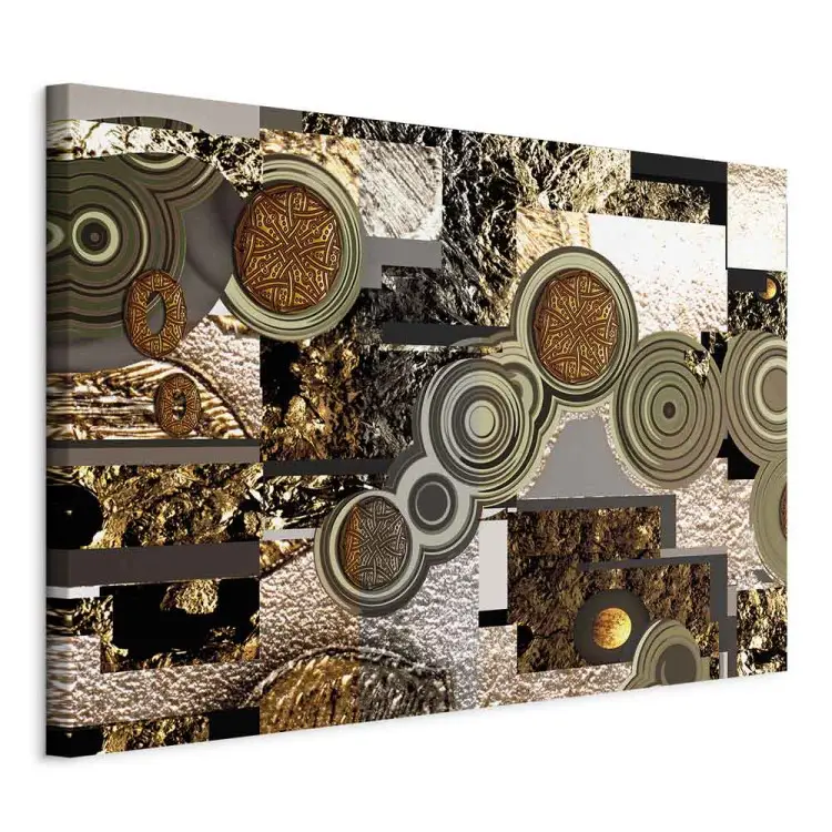Abstração em Ornamentos - motivos dourados segundo Klimt