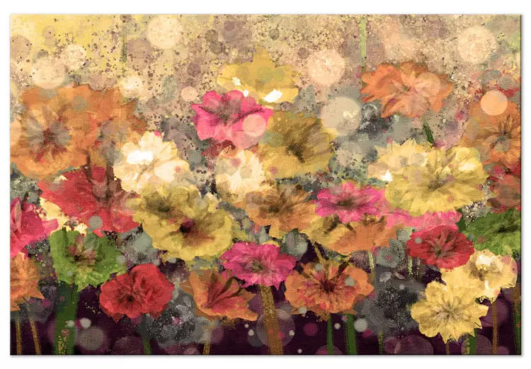 Orvalho em Prado Pintado (1 peça) - flores coloridas de primavera