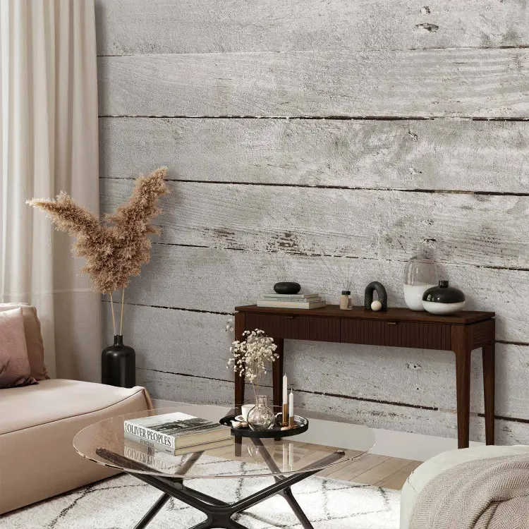 Quadros decorativos - madeira branca para parede em estilo shabby chic