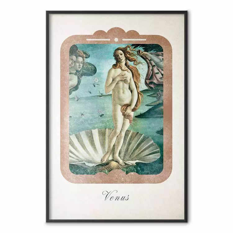 Vénus - fragmento de uma pintura de Sandro Botticelli