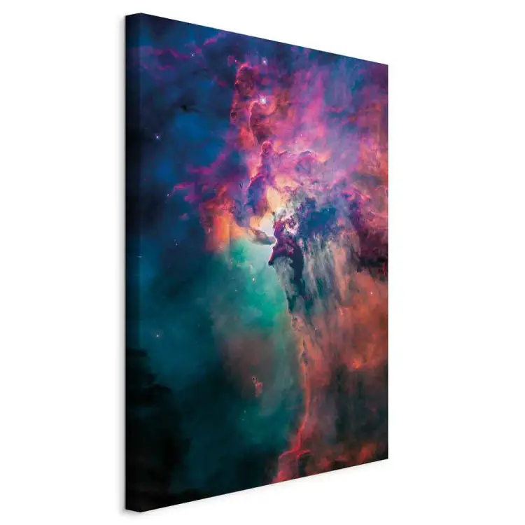 Vista das estrelas - uma bela nebulosa fotografada com um telescópio