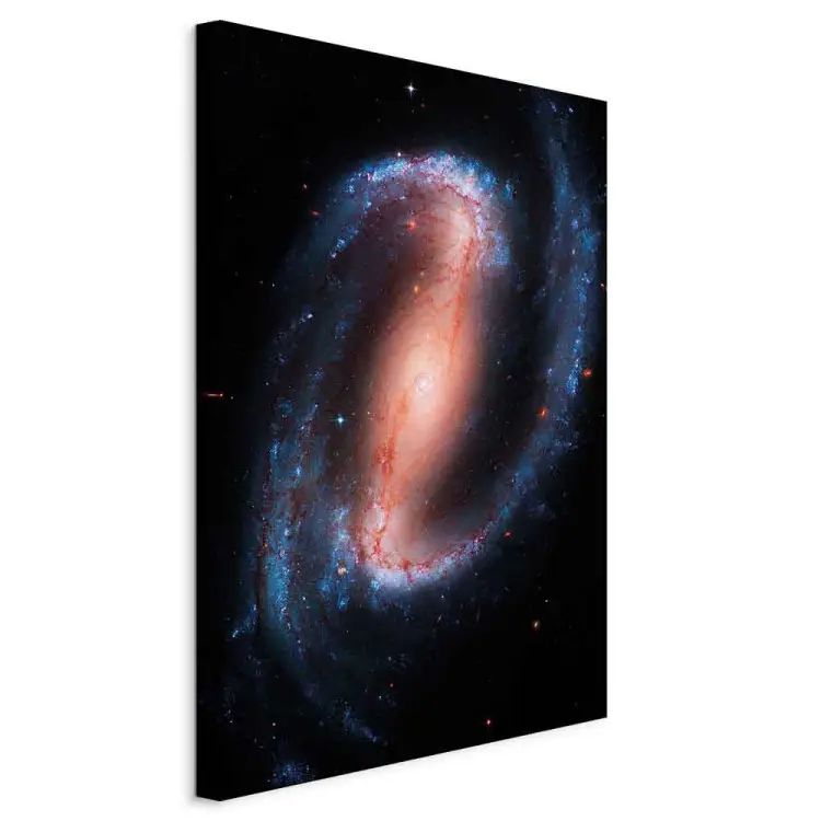 Galáxia em espiral - estrelas no espaço vistas através de um telescópio