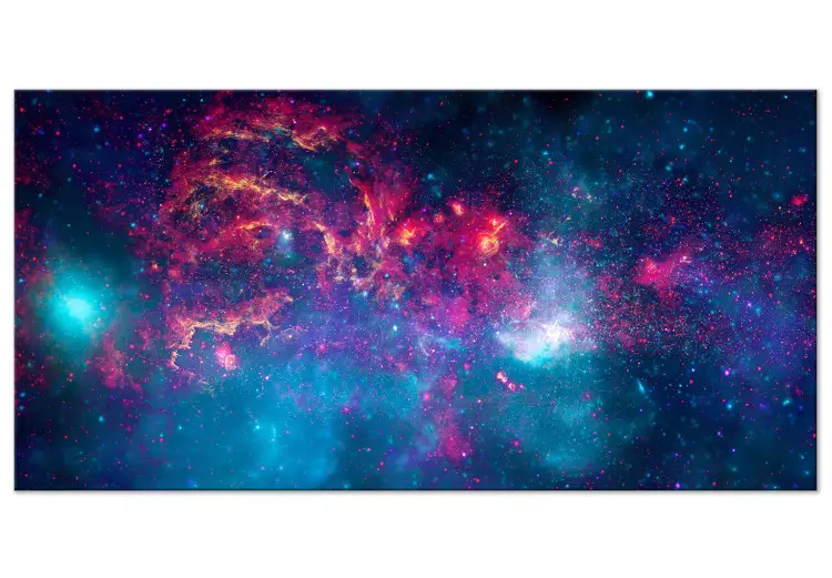 Constelações cósmicas - a via láctea vista através de um telescópio