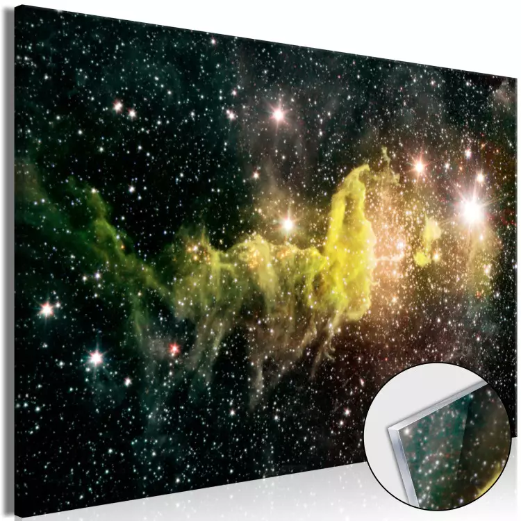 Nebulosa verde - estrelas deslumbrantes no espaço