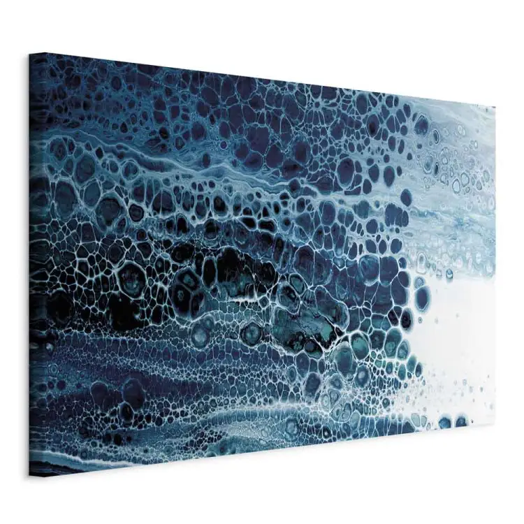 Abstração fria - estrutura natural em tons de azul