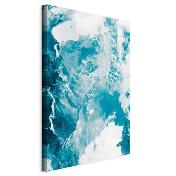 Azul abstrato - cores do mar em forma de mármore