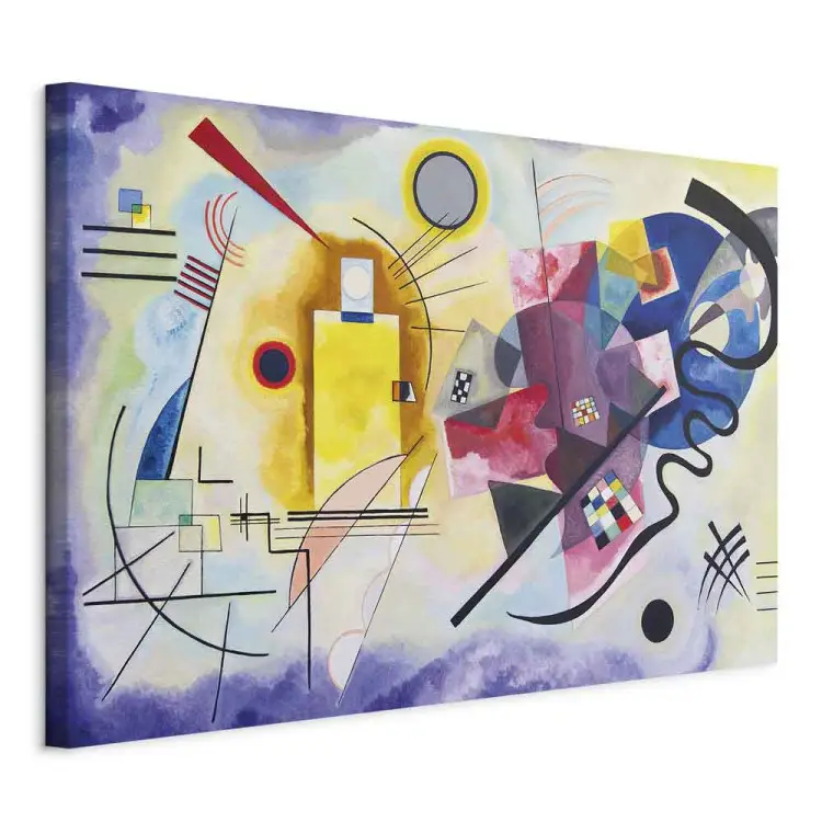 Wassily Kandinsky - Amarelo - Vermelho - Azul