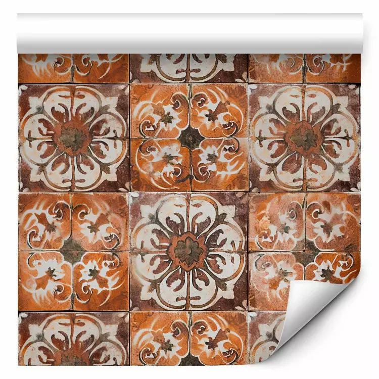 Azulejos de terracota - composição com padrões ornamentais