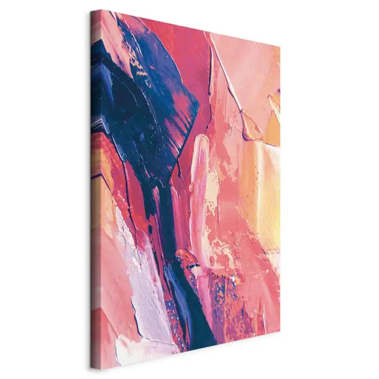 Emoção pictórica - cores e texturas intensas combinam-se numa composição abstrata