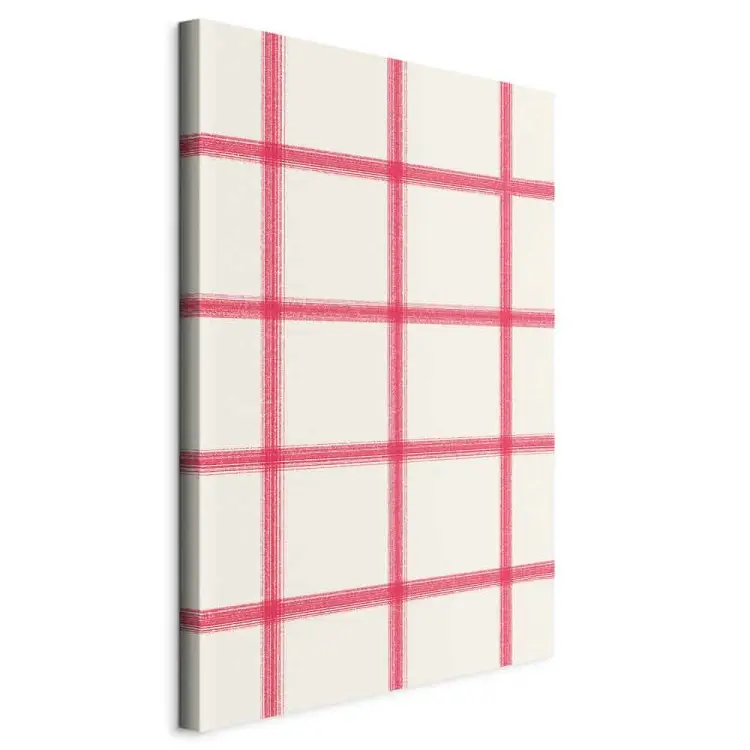 Padrão pastel - linhas em tons de rosa que formam uma grelha geométrica