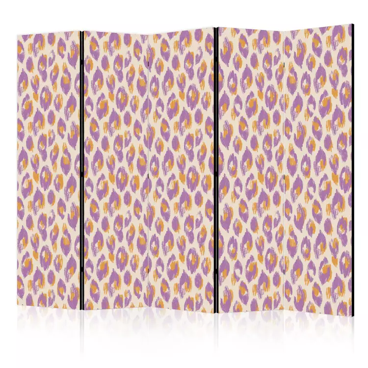 Manchas púrpura - padrão abstrato com toques de contraste